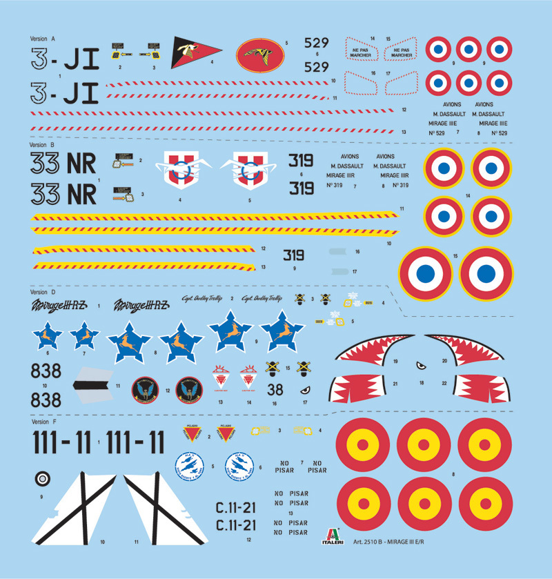 Italeri: 1/32 Dassault Mirage III E/R Model Kit