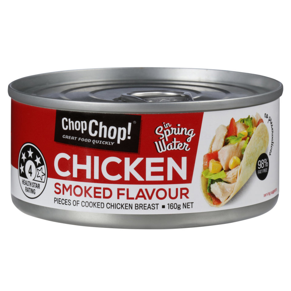 Chop Chop: Chicken Chunks - Smoked Flavour 160g (12 Pack)