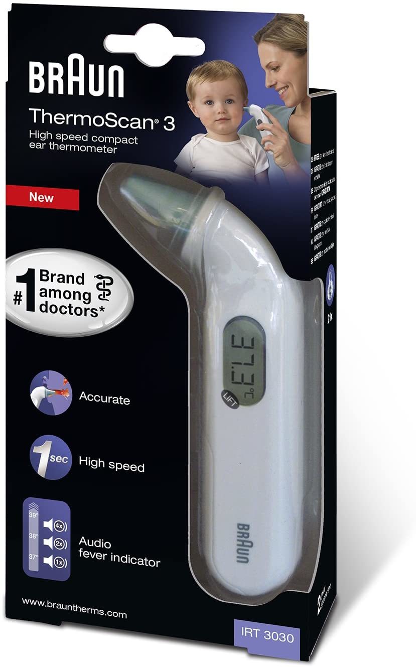 Braun IRT3030 ThermoScan 3 Ear Thermometer at Mighty Ape NZ