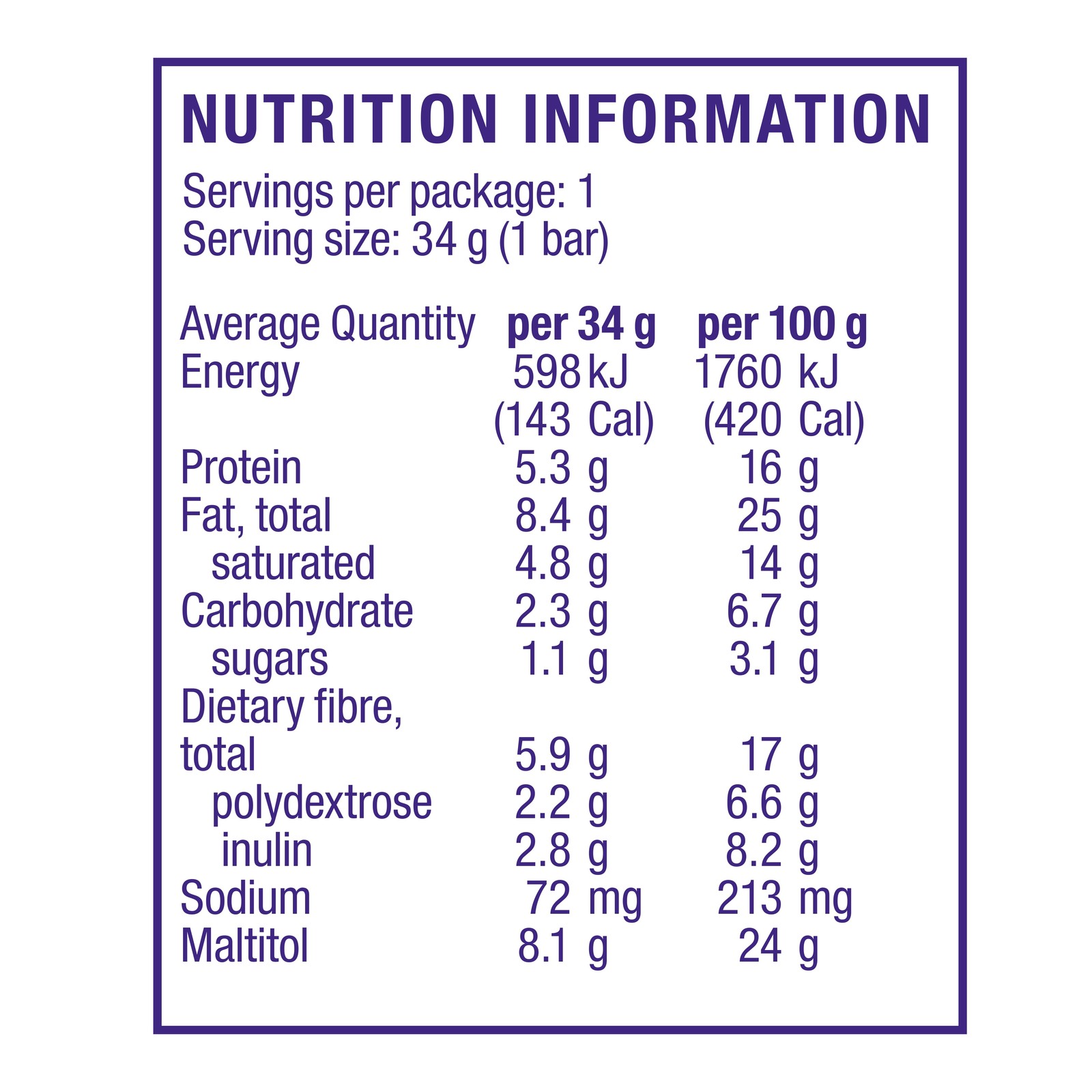 Atkins Endulge Bars - Caramel Nut Chew (Box of 5) image