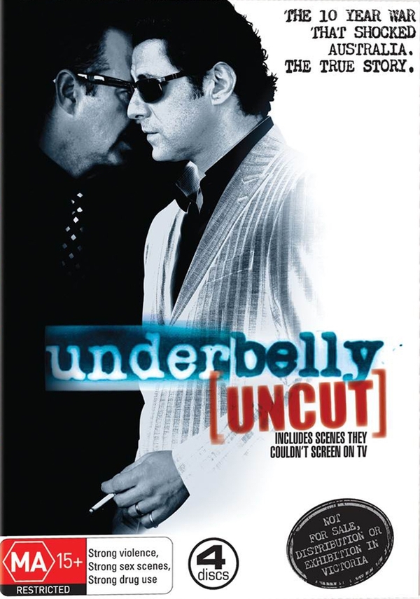 Underbelly - Season 1 Uncut (4 Disc Set) on DVD