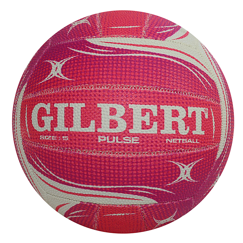 Gilbert Pulse Netball-Pink (Size 5)