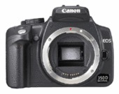 Canon Digital SLR Camera EOS 350D 8MP Body Only Black