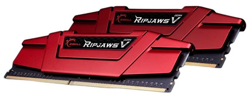 2 x 8GB G.SKILL Ripjaws V 2666Mhz DDR4 Ram - Red image