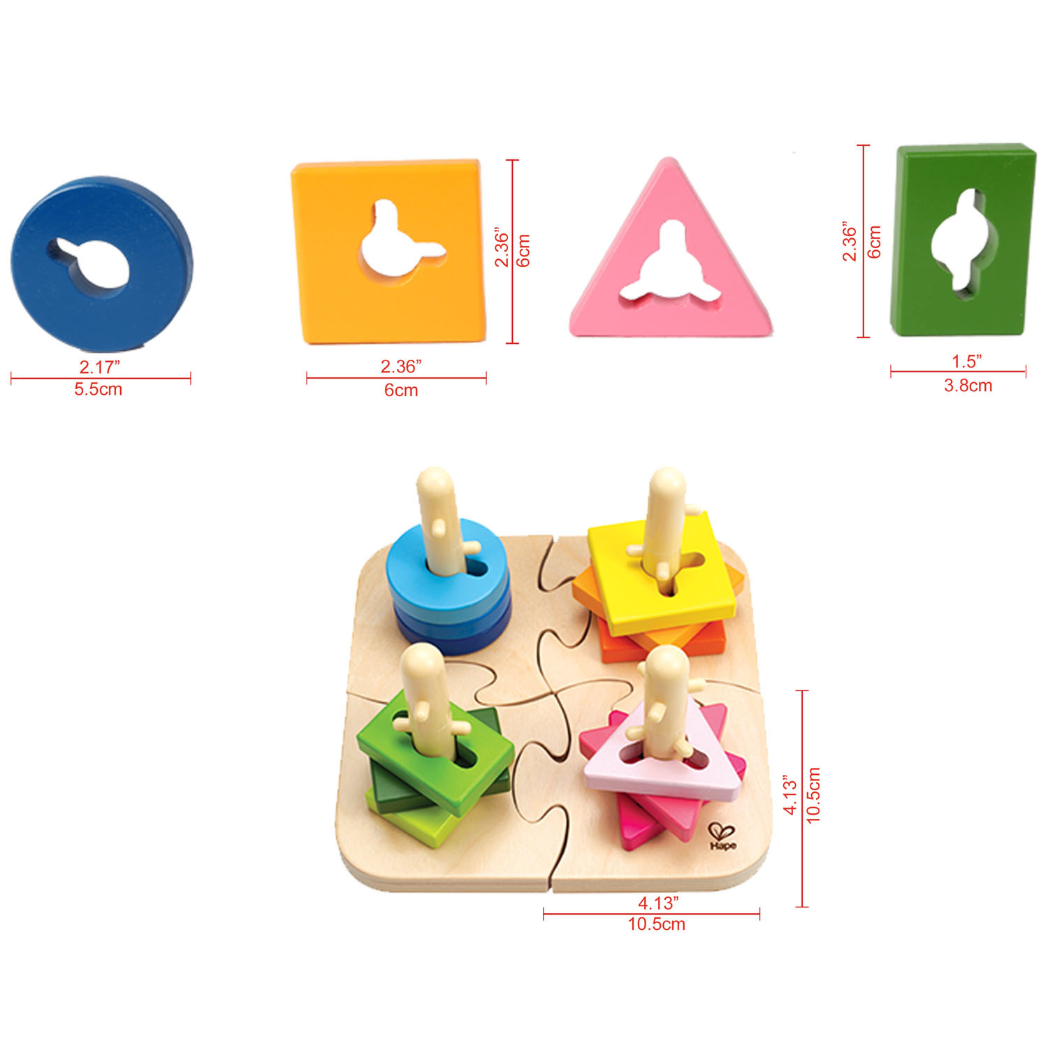 Buy Hape Creative Peg Puzzle at Mighty Ape Australia