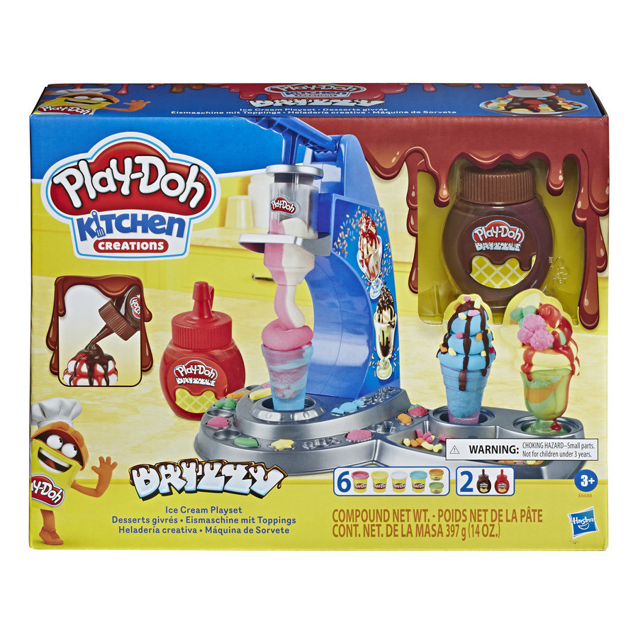 Buy PlayDoh Kitchen Creations Drizzy Ice Cream Playset at Mighty Ape NZ