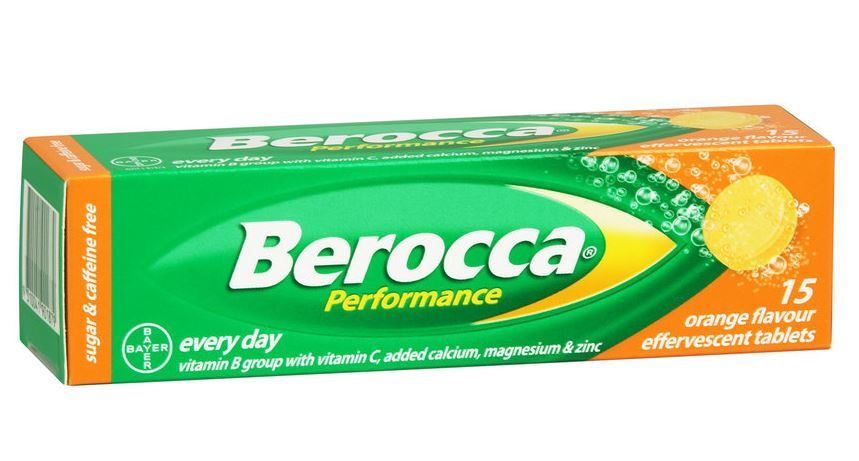 Berocca Performance Orange Flavour Effervescent Tablets (15 Tablets)