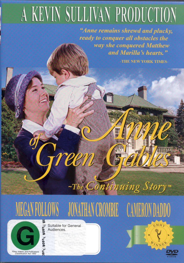 Anne Of Green Gables - The Continuing Story on DVD