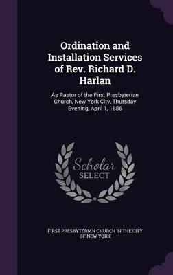 Ordination and Installation Services of REV. Richard D. Harlan image