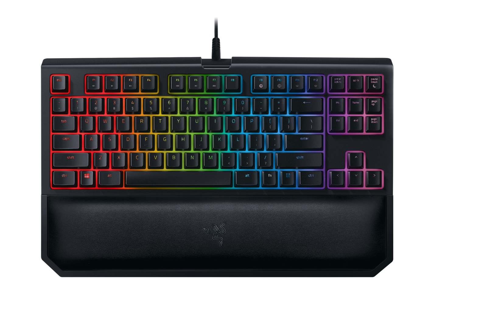 Razer BlackWidow Tournament Edition Chroma Gaming Keyboard V2 - Yellow Switches for PC Games image
