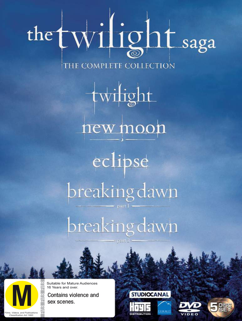 The Twilight Saga: The Complete Collection on DVD