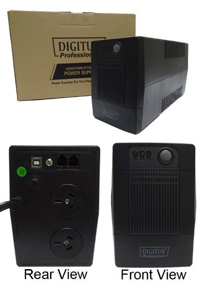 Digitus Line Interactive 600VA UPS (600VA/360W) image