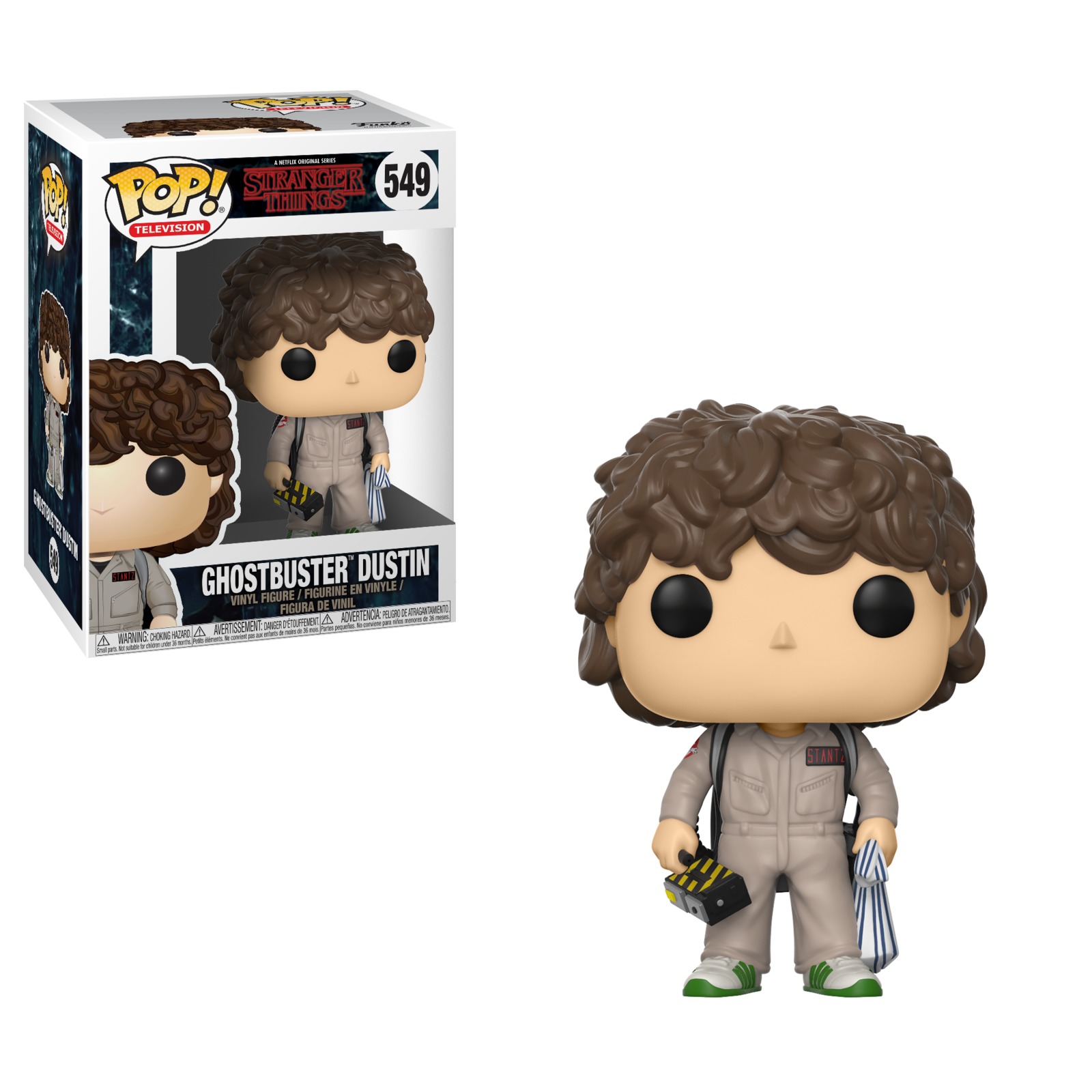 Stranger Things S2: Dustin (Ghostbuster Ver.) - Pop Vinyl Figure image