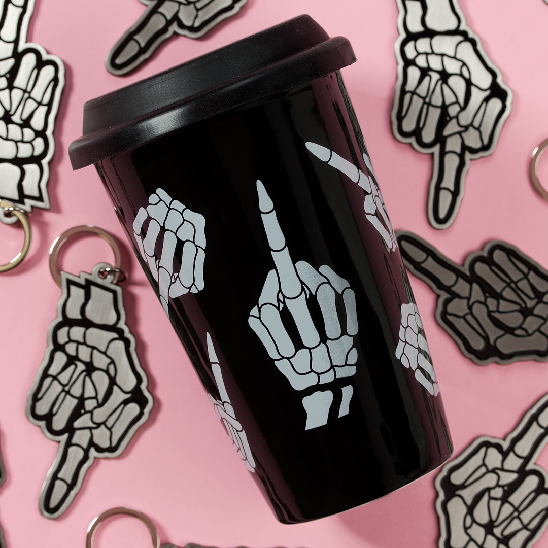 Sourpuss No Bones About It Tumbler image