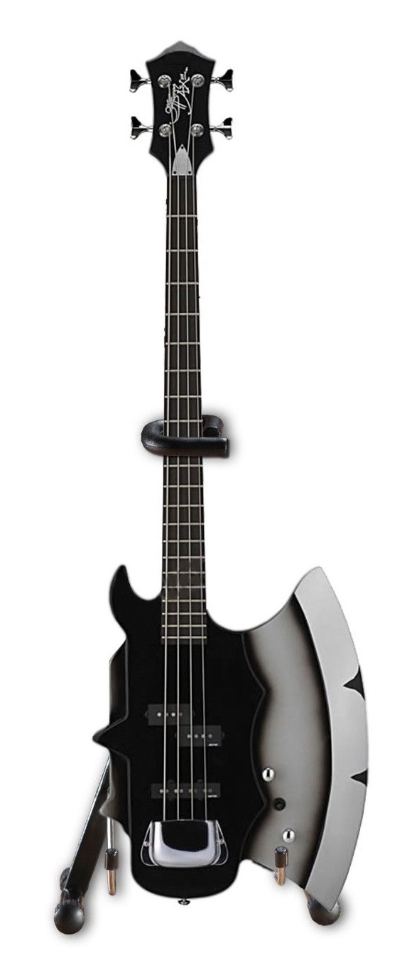 Axe Heaven: Miniature Replica - KISS Gene Simmons Guitar (AXE Base) image