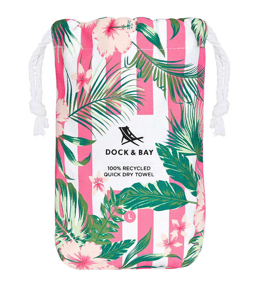 Dock & Bay Large Beach Towel Heavenly Hibiscus at Mighty Ape NZ