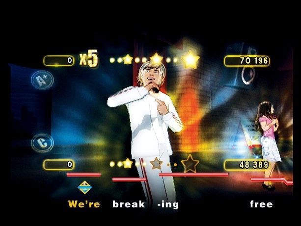 High School Musical: Sing It! with Microphones on PS2