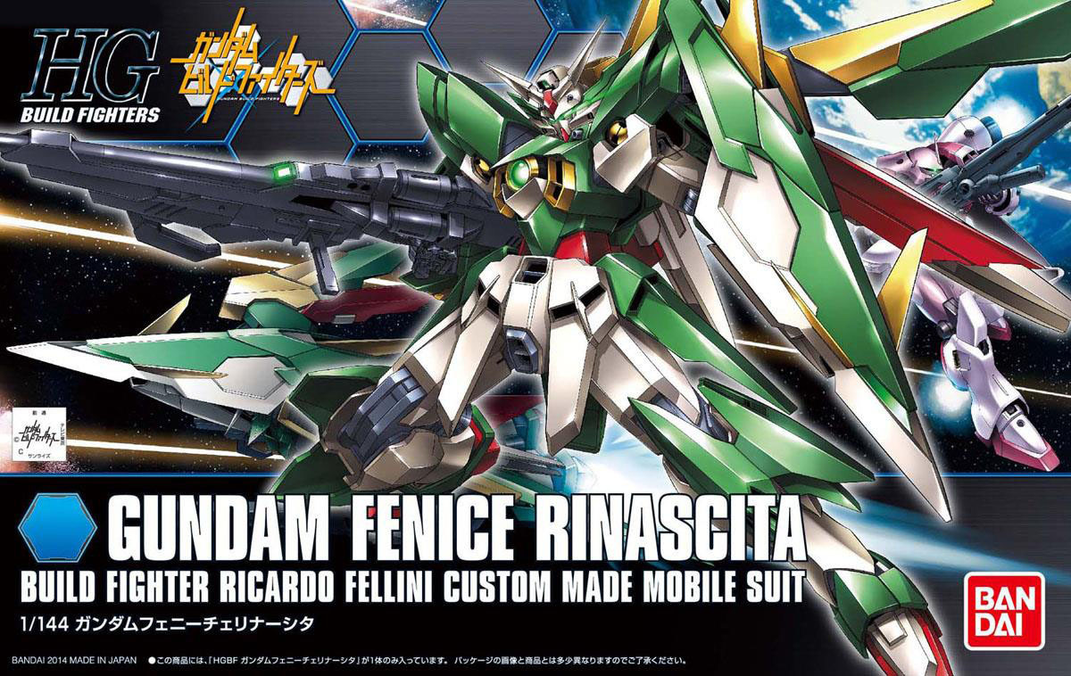 Gundam HGBF Gundam Fenice Rinascita 1/144 Model Kit image