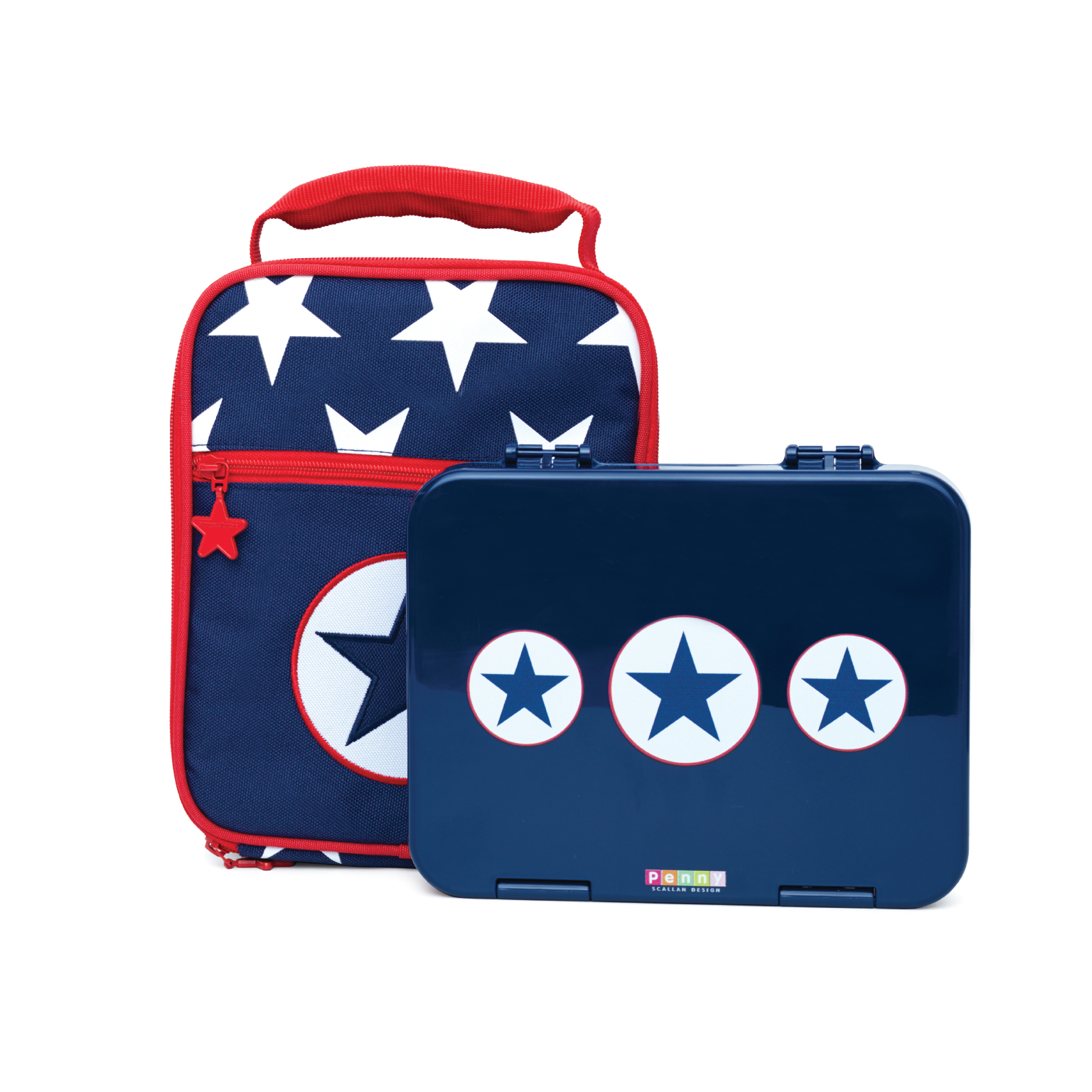 Navy Star Bento Cooler Bag