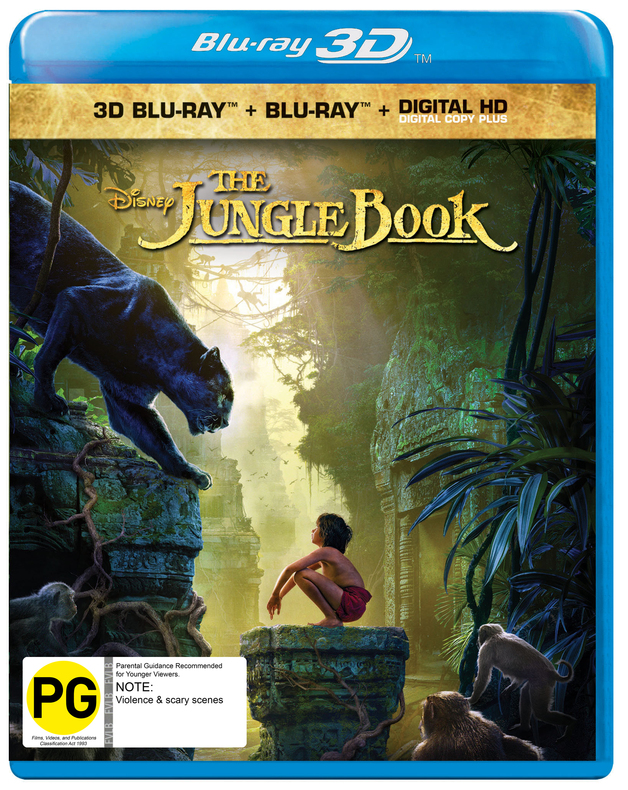 The Jungle Book on Blu-ray, 3D Blu-ray