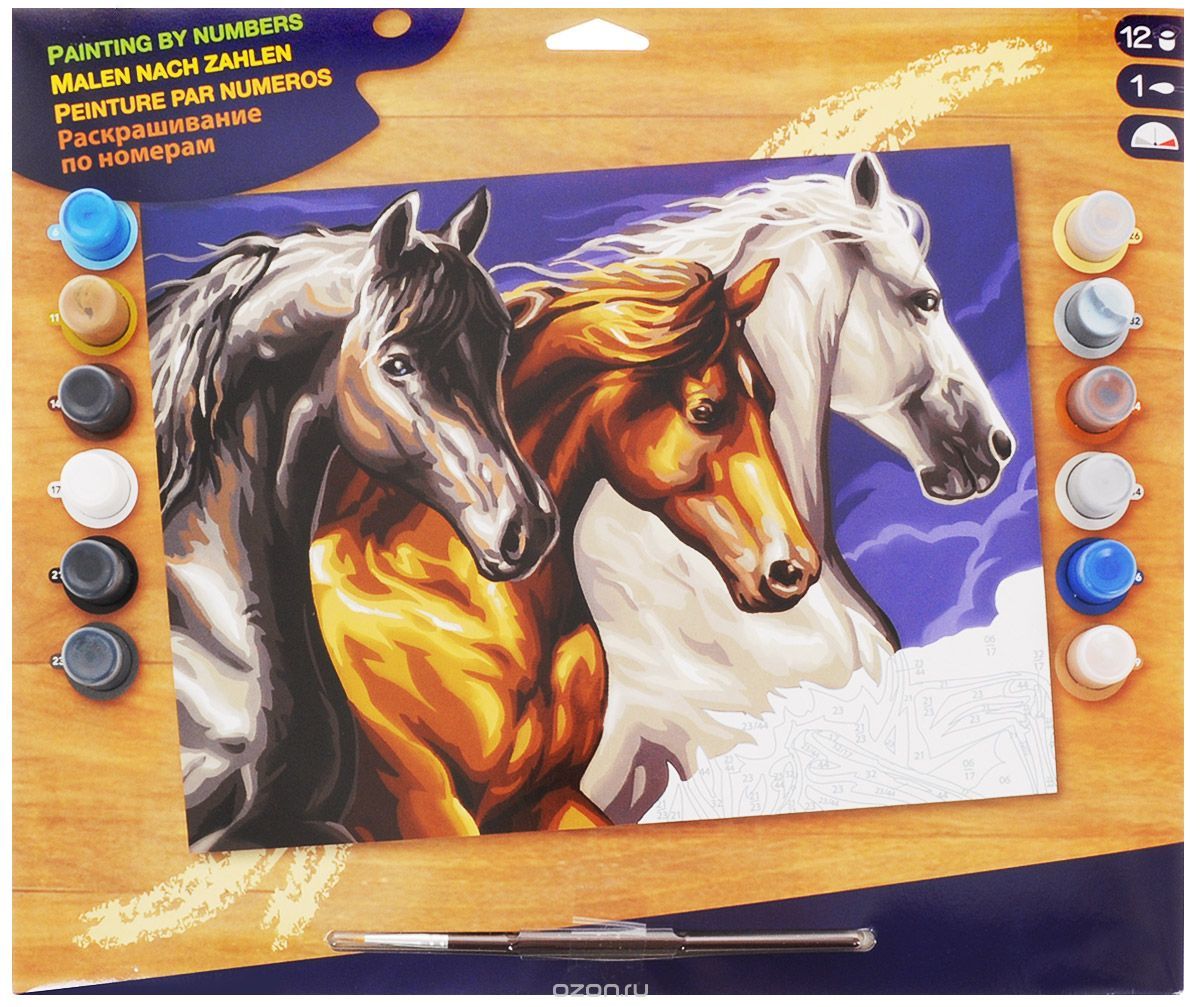 Paint by Numbers - Wild Horses