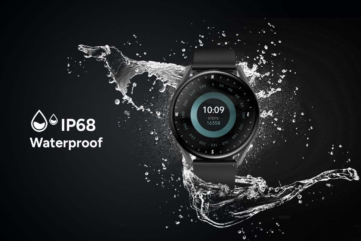 Kogan Pulse 3 Smart Watch (Classic Black) at Mighty Ape NZ