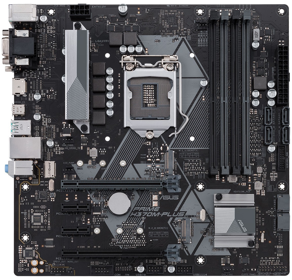 ASUS PRIME H370M-PLUS Motherboard