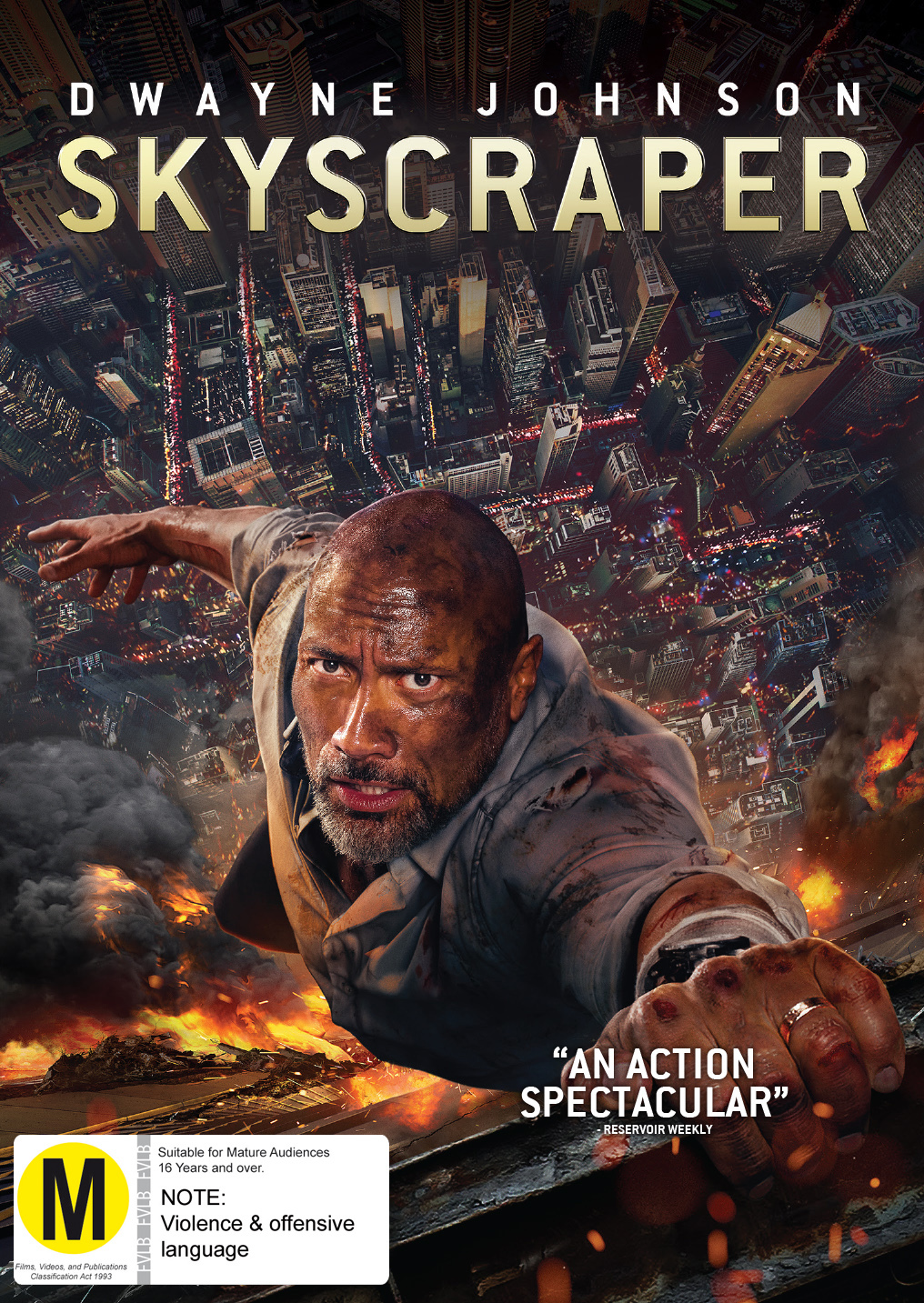 Skyscraper on DVD image