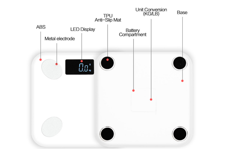 Smart Electronic Body Scale - Black image