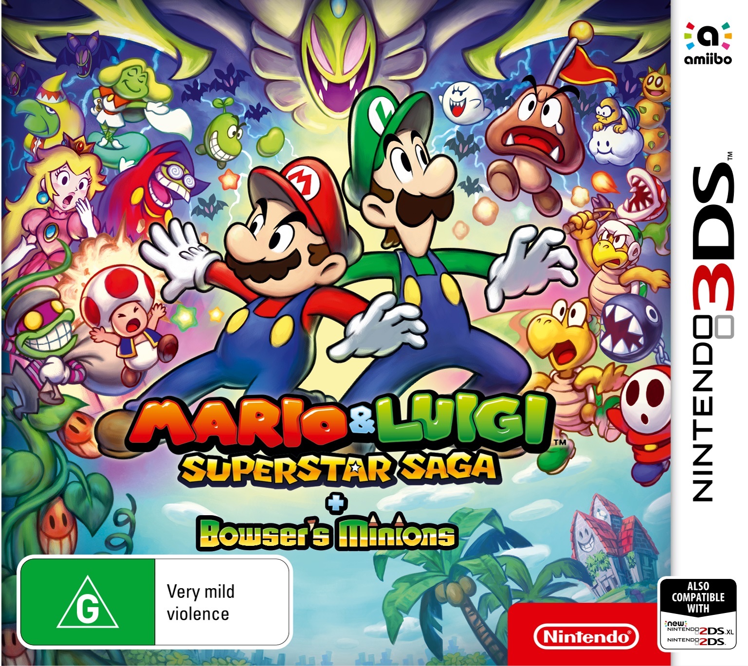 Mario & Luigi: Superstar Saga + Bowser's Minions for Nintendo 3DS image