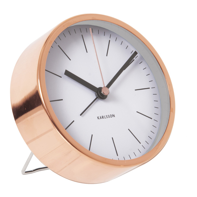 Karlsson Minimal Alarm Clock White at Mighty Ape NZ