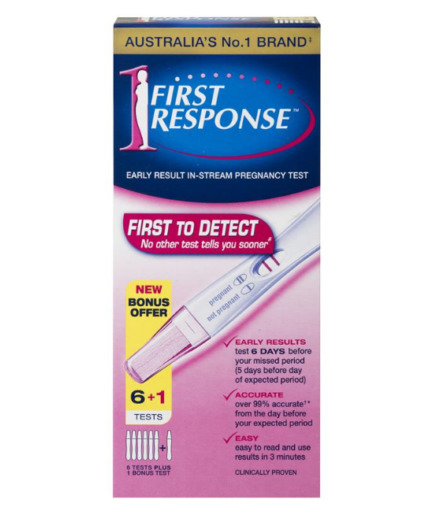 First Response: In-Stream Pregnancy Test image