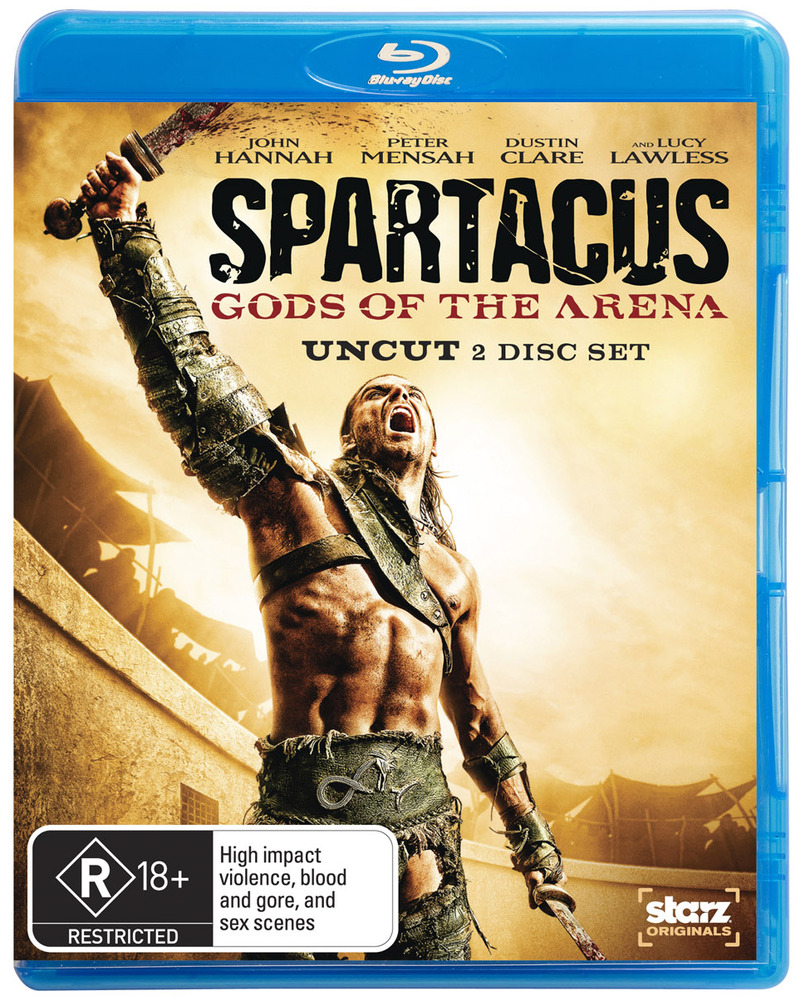 Spartacus: Gods of the Arena on Blu-ray