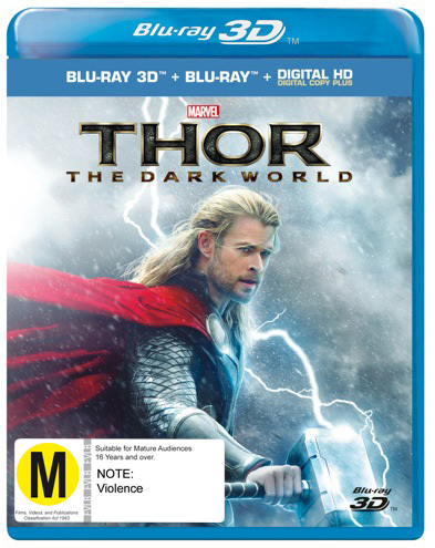 Thor: The Dark World 3D on Blu-ray, 3D Blu-ray