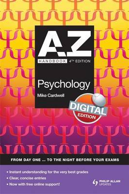 A-Z UK Psychology Handbook by Mike Cardwell image