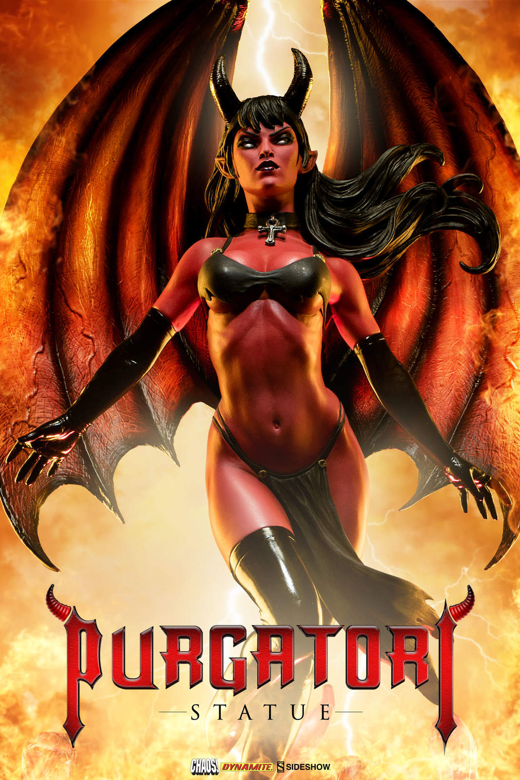 Chaos! Comics: Purgatori - 22" Statue image