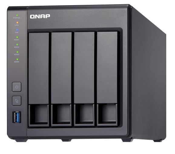 QNAP TS-431X-2G NAS, 4BAY (NO DISK), 2GB, AL-212 QC, USB, GbE(2),10GbE SFP+(1), TWR, 2YR