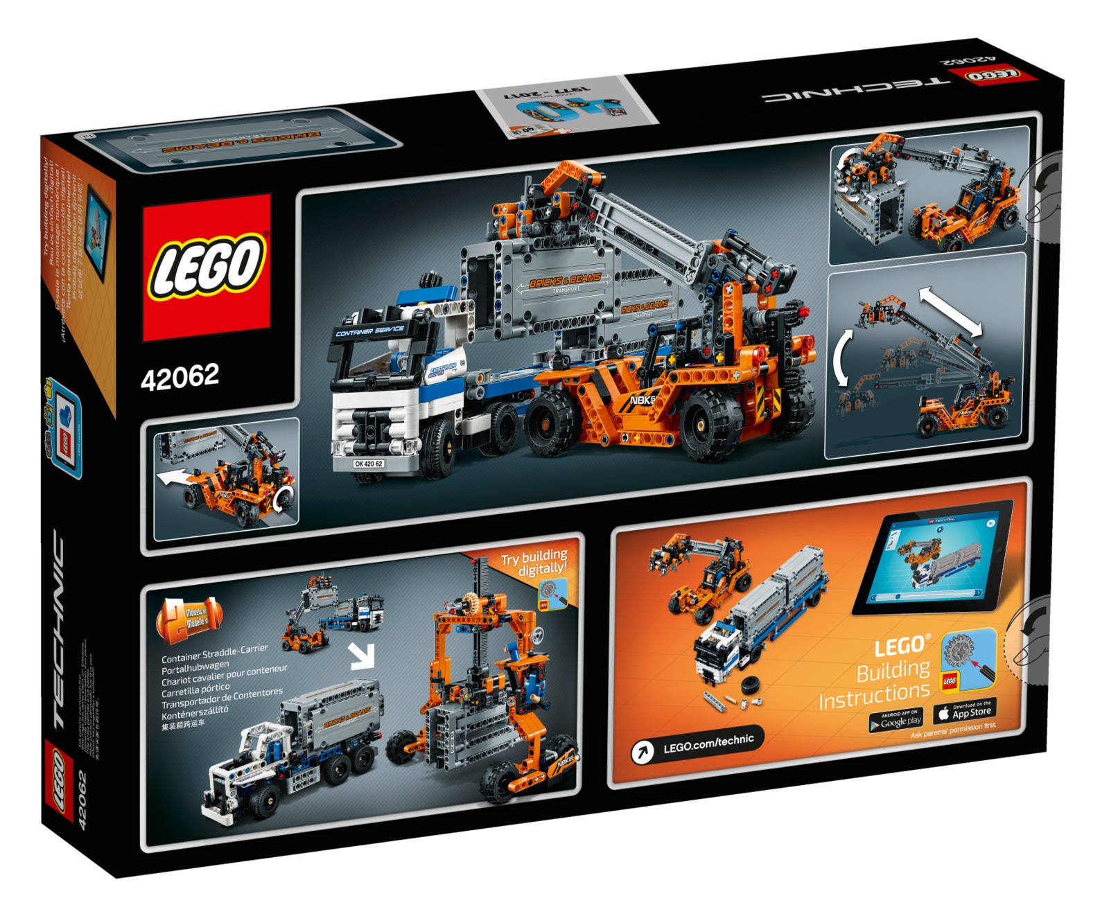 Buy LEGO Technic: Container Yard (42062) at Mighty Ape NZ