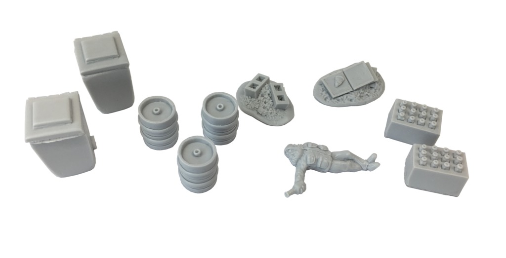 TTCombat: Tabletop Scenics - Back Alley Accessories 5 image