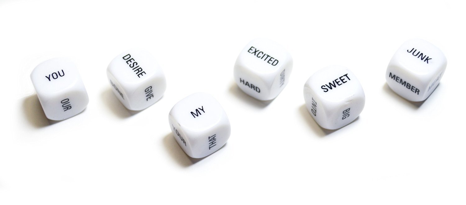 University Games: Dirty Words - Dice Game image
