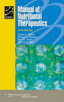 Manual of Nutritional Therapeutics by David H. Alpers image