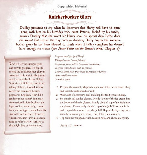 The Unofficial Harry Potter Cookbook: From Cauldron Cakes to Knickerbocker Glory by Dinah Bucholz image