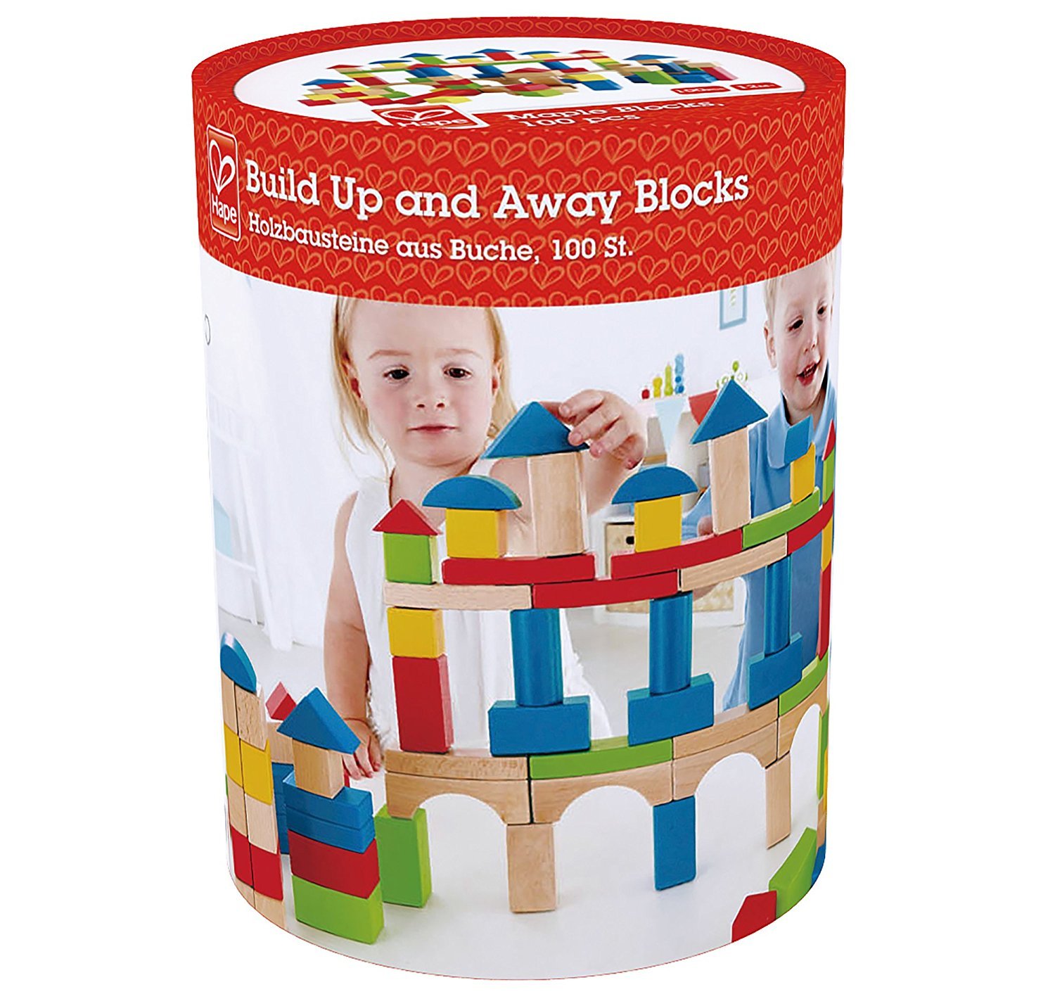 Hape: Wooden Building Block Set - 100pc image