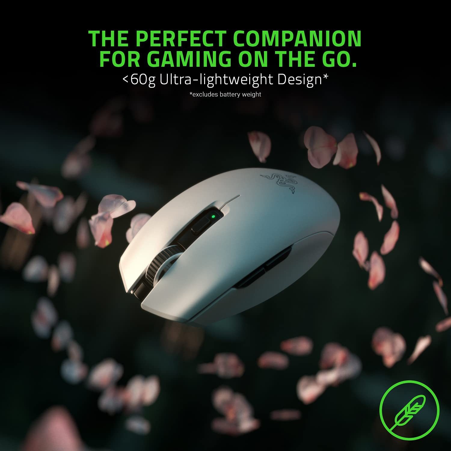 Razer Orochi V2 Mobile Wireless Gaming Mouse (White) for PC image