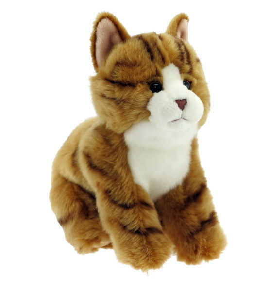 ginger tabby cat toy