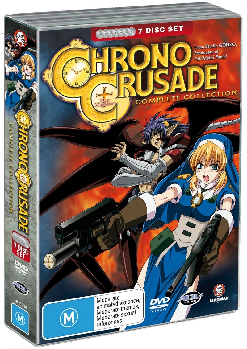 Chrono Crusade - Complete Collection (7 Disc Fatpack) on DVD image
