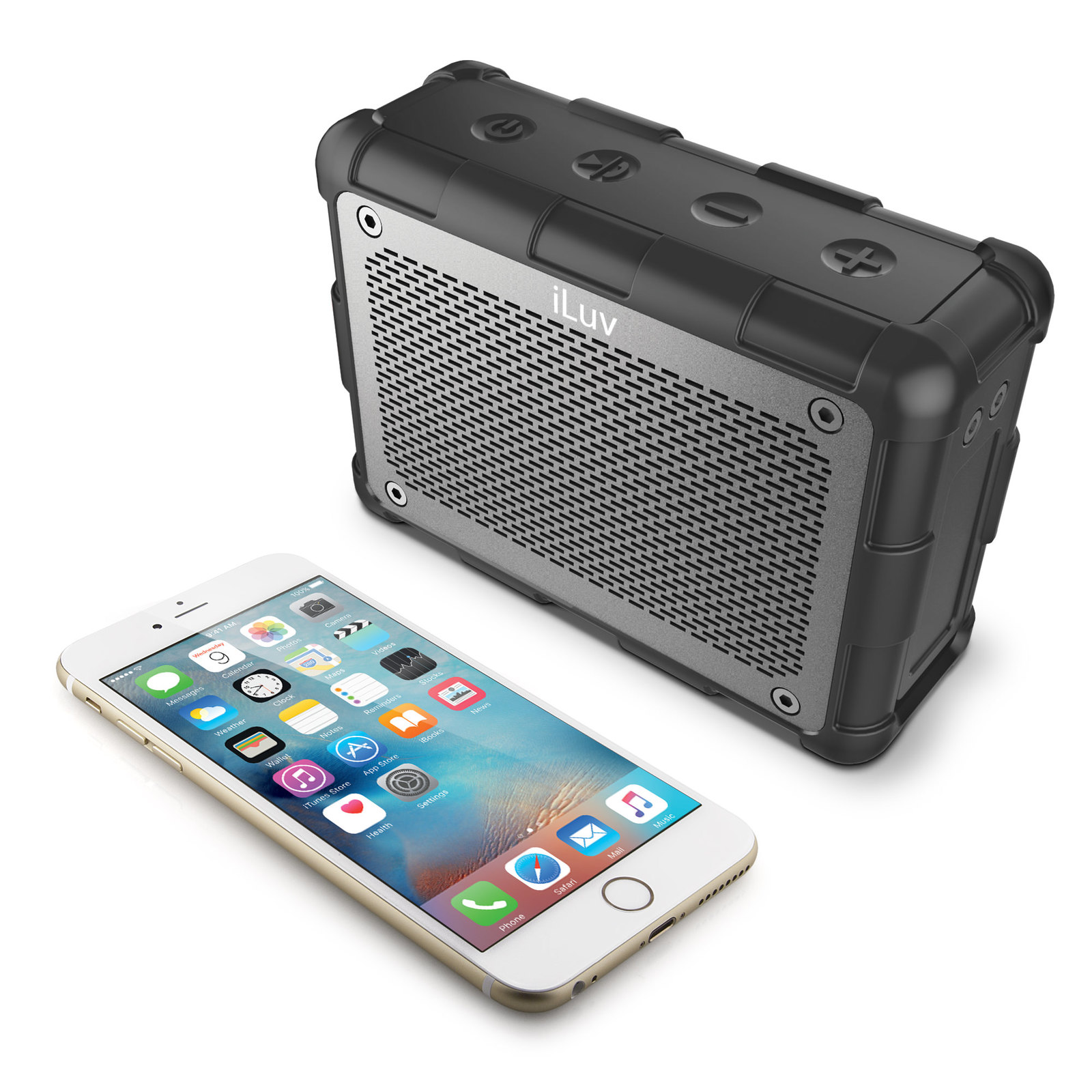 iLuv: Impact Level 2 - Waterproof Bluetooth Speaker