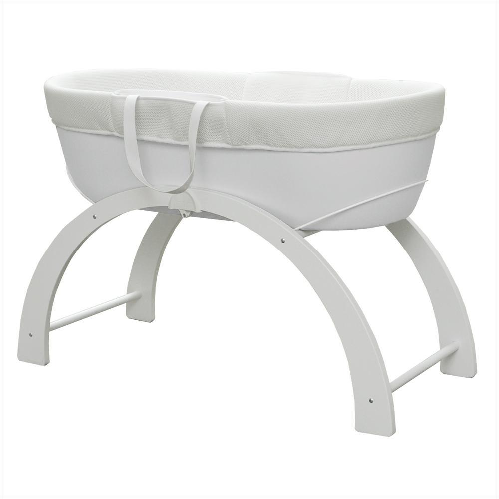 Shnuggle Dreami Moses Basket - White