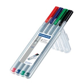 Staedtler 334 Triplus Fineliner Assorted Pkt4 image