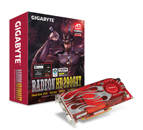 GIGABYTE GV-RX29T512VH-B Radeon HD 2900XT PCI-EX16